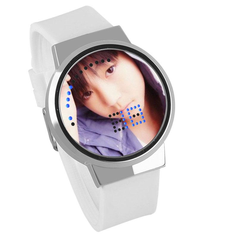 Waterproof Luminous LED Digital Touch Children watch  - TFBoys #16