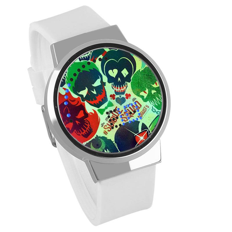 Waterproof Luminous LED Digital Touch Children watch  - Suicide Squad #4