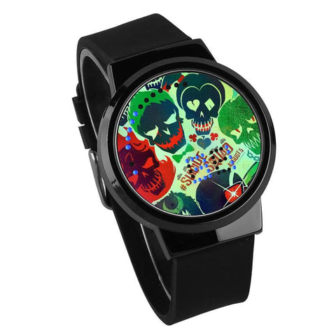 Waterproof Luminous LED Digital Touch Children watch  - Suicide Squad #5