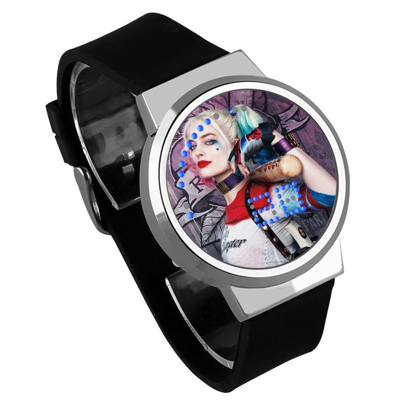 Waterproof Luminous LED Digital Touch Children watch  - Suicide Squad #3