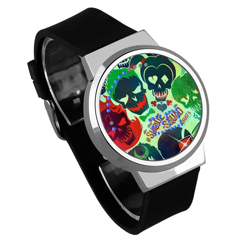 Waterproof Luminous LED Digital Touch Children watch  - Suicide Squad #6