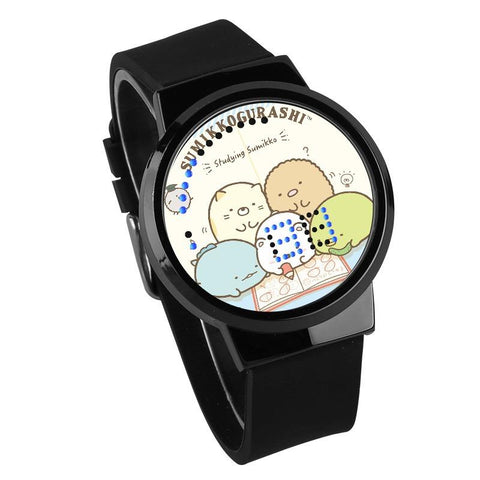 Waterproof Luminous LED Digital Touch Children watch  - Sumikkogurashi #2