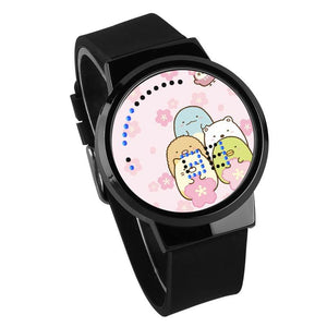 Waterproof Luminous LED Digital Touch Children watch  - Sumikkogurashi #8