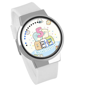 Waterproof Luminous LED Digital Touch Children watch  - Sumikkogurashi #22