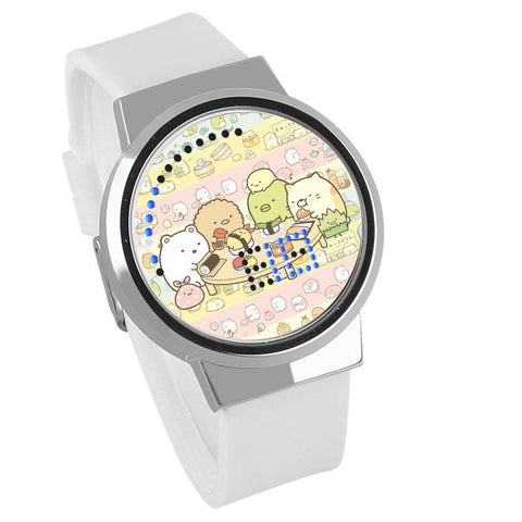 Waterproof Luminous LED Digital Touch Children watch  - Sumikkogurashi #37