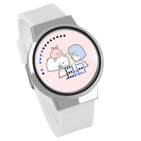 Waterproof Luminous LED Digital Touch Children watch  - Sumikkogurashi #31