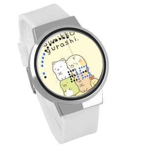 Waterproof Luminous LED Digital Touch Children watch  - Sumikkogurashi #43