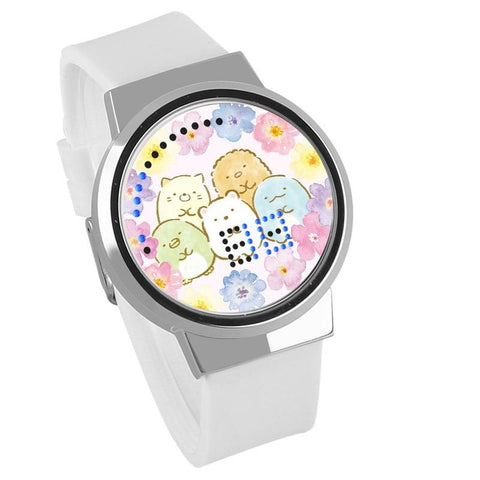 Waterproof Luminous LED Digital Touch Children watch  - Sumikkogurashi #58