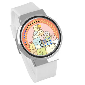 Waterproof Luminous LED Digital Touch Children watch  - Sumikkogurashi #55