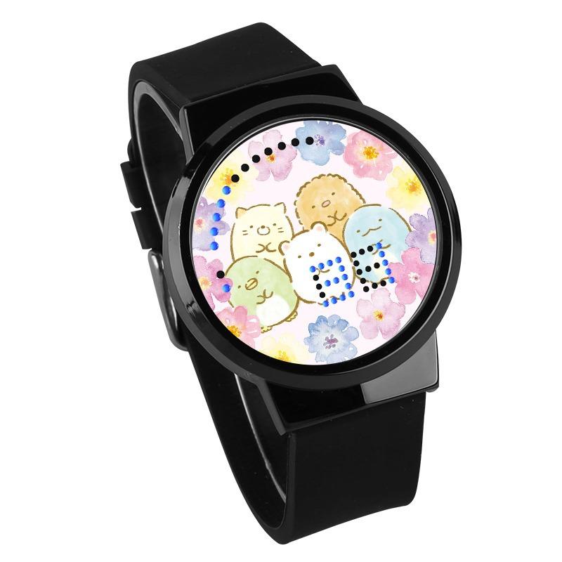 Waterproof Luminous LED Digital Touch Children watch  - Sumikkogurashi #59