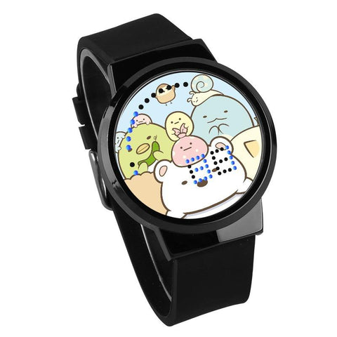 Waterproof Luminous LED Digital Touch Children watch  - Sumikkogurashi #65