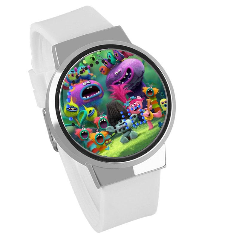 Waterproof Luminous LED Digital Touch Children watch  - Trolls #4