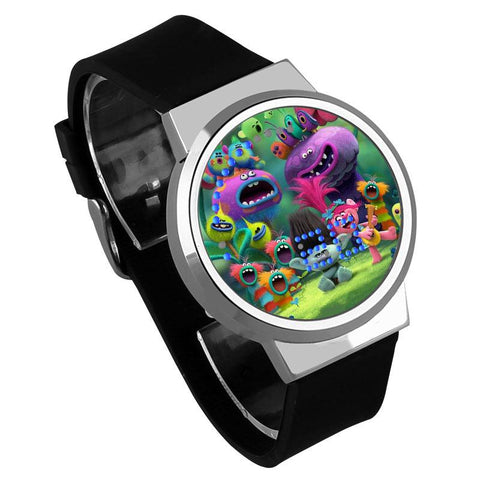 Waterproof Luminous LED Digital Touch Children watch  - Trolls #6