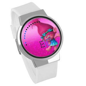 Waterproof Luminous LED Digital Touch Children watch  - Trolls #16