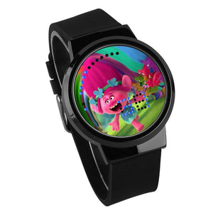 Waterproof Luminous LED Digital Touch Children watch  - Trolls #32