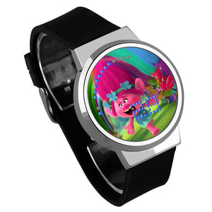 Waterproof Luminous LED Digital Touch Children watch  - Trolls #33