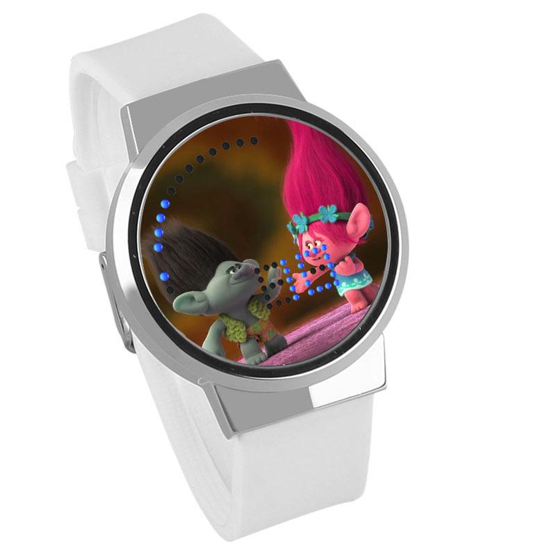 Waterproof Luminous LED Digital Touch Children watch  - Trolls #34