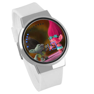 Waterproof Luminous LED Digital Touch Children watch  - Trolls #34