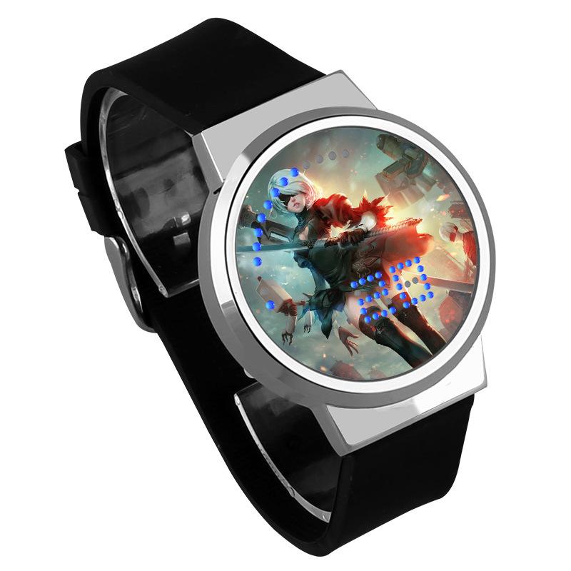 Waterproof Luminous LED Digital Touch Children watch  - YoRHa #30