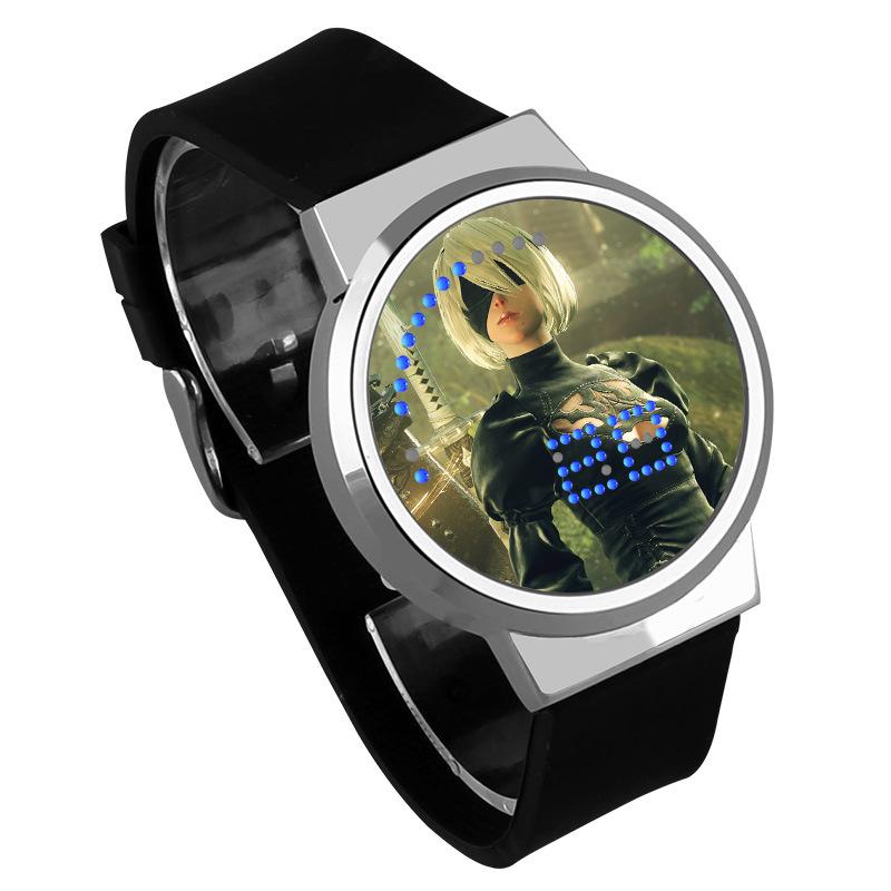 Waterproof Luminous LED Digital Touch Children watch  - YoRHa #24