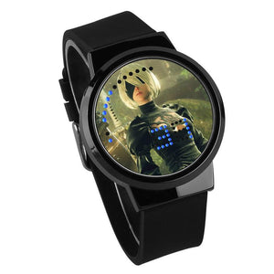 Waterproof Luminous LED Digital Touch Children watch  - YoRHa #23