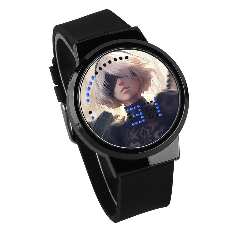 Waterproof Luminous LED Digital Touch Children watch  - YoRHa #5