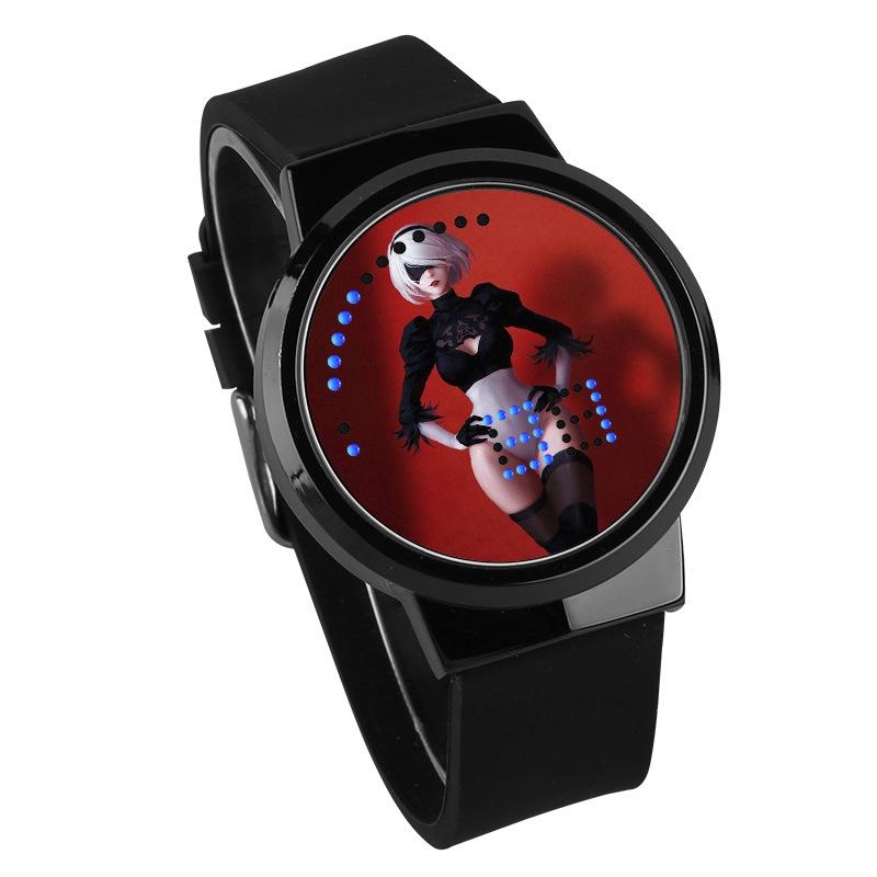 Waterproof Luminous LED Digital Touch Children watch  - YoRHa #11