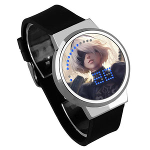 Waterproof Luminous LED Digital Touch Children watch  - YoRHa #6