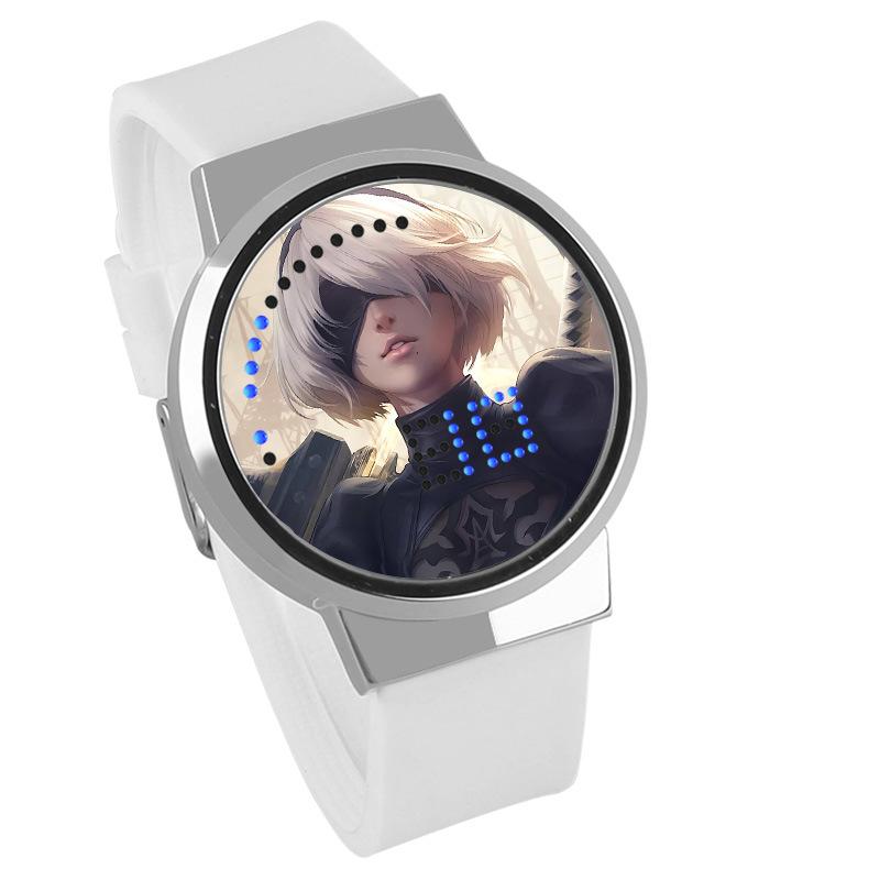 Waterproof Luminous LED Digital Touch Children watch  - YoRHa #4