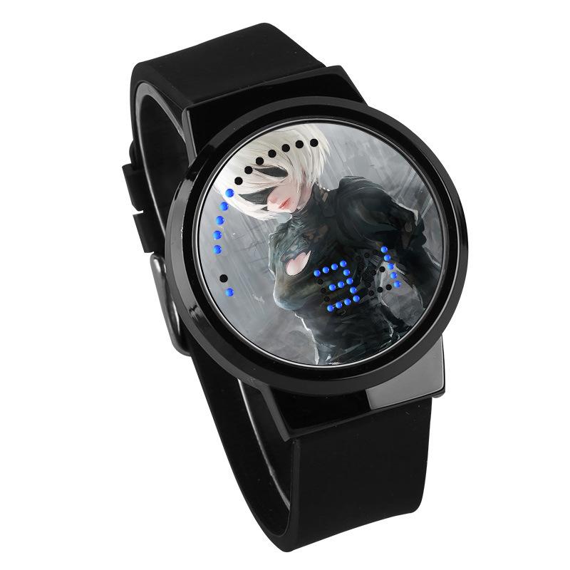 Waterproof Luminous LED Digital Touch Children watch  - YoRHa #2