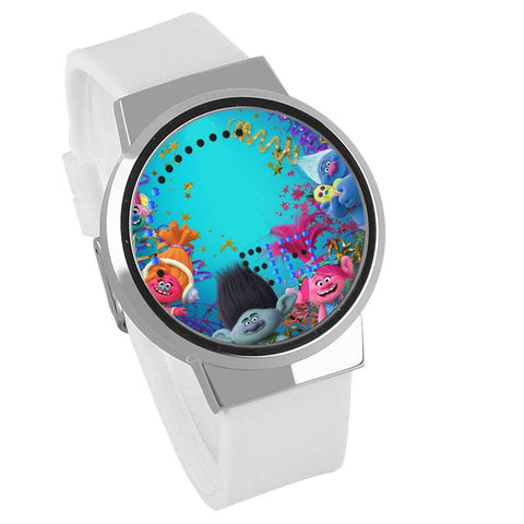 Waterproof Luminous LED Digital Touch Children watch  - Trolls #25