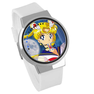 Waterproof Luminous LED Digital Touch Children watch  - Sailor Moon #7