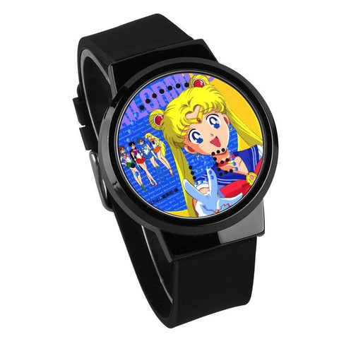 Waterproof Luminous LED Digital Touch Children watch  - Sailor Moon #2