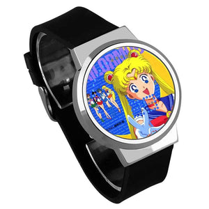 Waterproof Luminous LED Digital Touch Children watch  - Sailor Moon #3