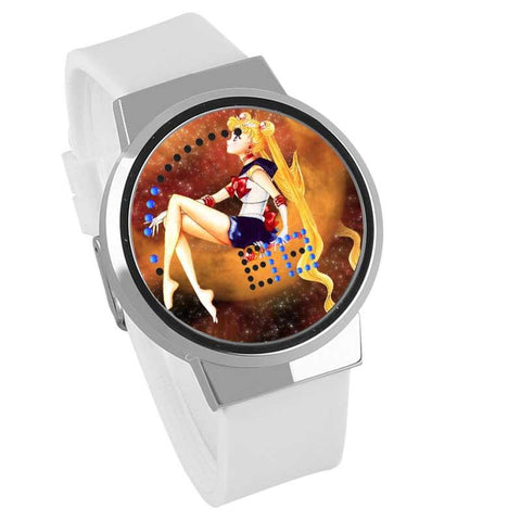 Waterproof Luminous LED Digital Touch Children watch  - Sailor Moon #4