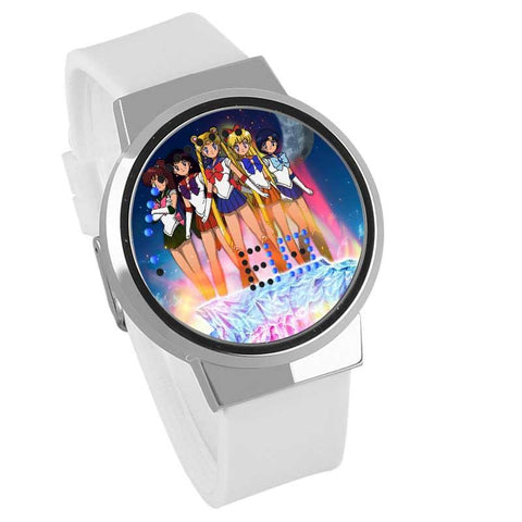 Waterproof Luminous LED Digital Touch Children watch  - Sailor Moon #22