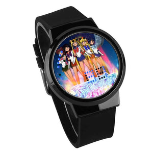 Waterproof Luminous LED Digital Touch Children watch  - Sailor Moon #23