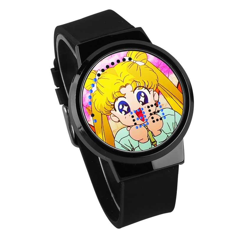 Waterproof Luminous LED Digital Touch Children watch  - Sailor Moon #20