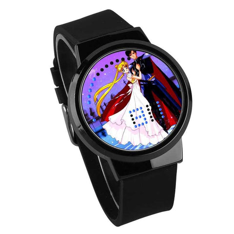 Waterproof Luminous LED Digital Touch Children watch  - Sailor Moon #26