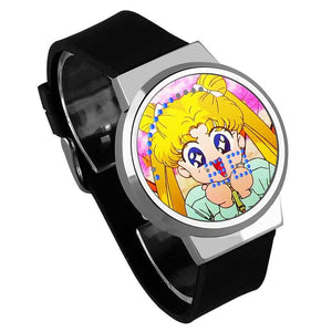 Waterproof Luminous LED Digital Touch Children watch  - Sailor Moon #21