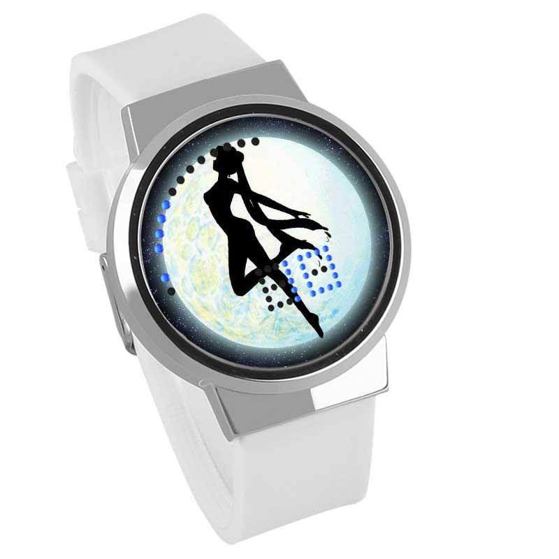 Waterproof Luminous LED Digital Touch Children watch  - Sailor Moon #16