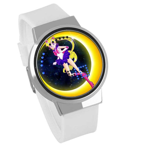 Waterproof Luminous LED Digital Touch Children watch  - Sailor Moon #10