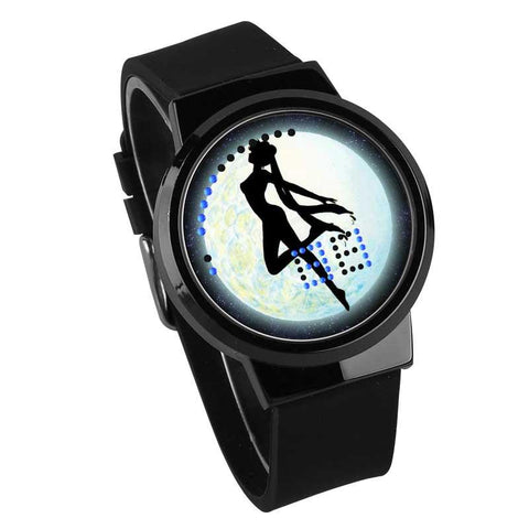 Waterproof Luminous LED Digital Touch Children watch  - Sailor Moon #17