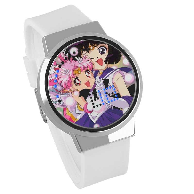 Waterproof Luminous LED Digital Touch Children watch  - Sailor Moon #31