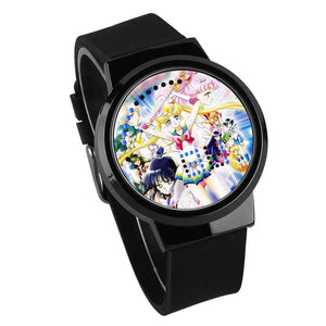 Waterproof Luminous LED Digital Touch Children watch  - Sailor Moon #35