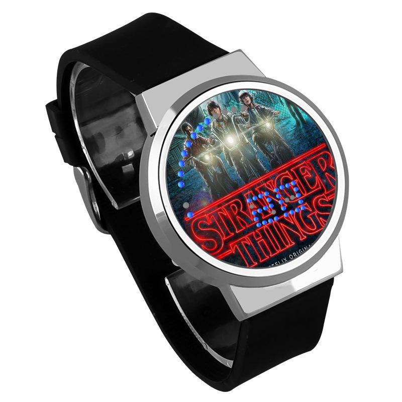 Waterproof Luminous LED Digital Touch Children watch  - Stranger Things #12