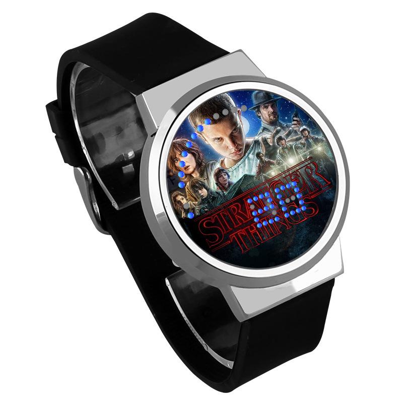 Waterproof Luminous LED Digital Touch Children watch  - Stranger Things #15