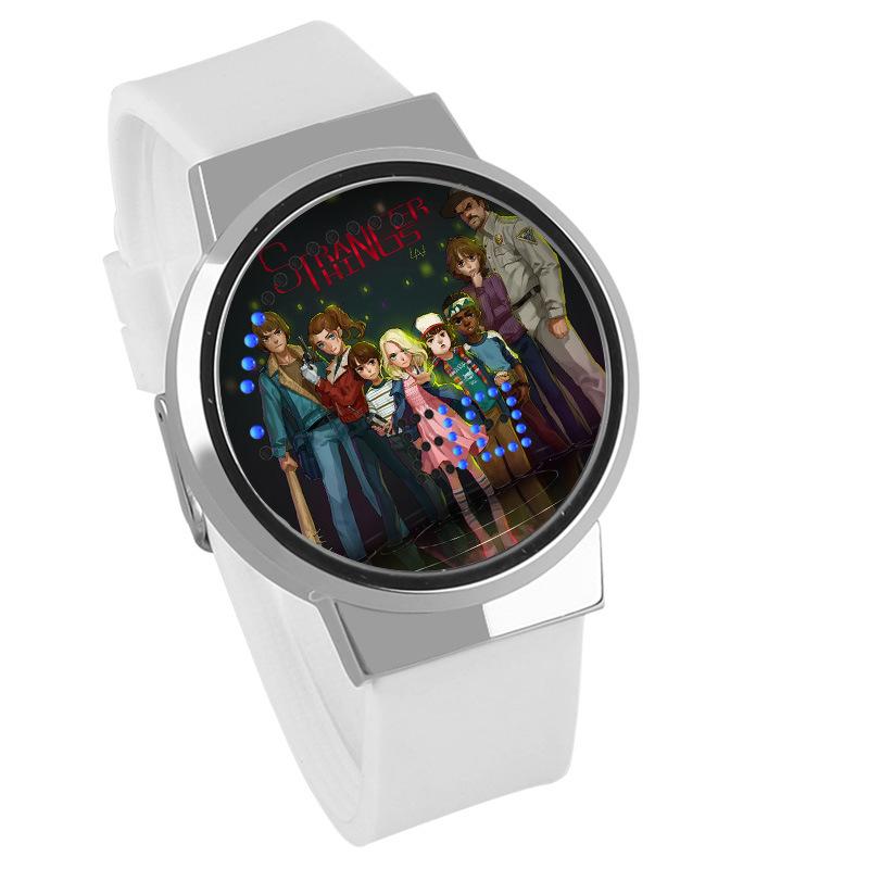 Waterproof Luminous LED Digital Touch Children watch  - Stranger Things #31