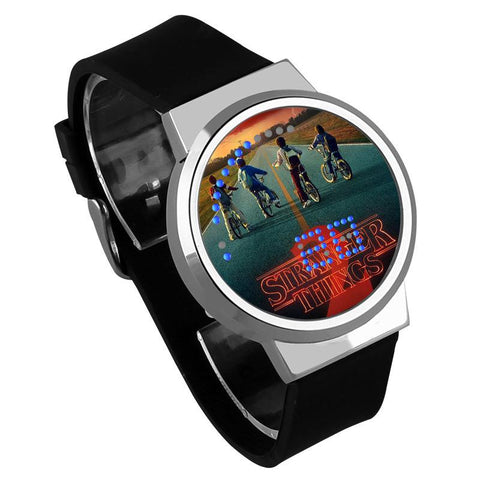 Waterproof Luminous LED Digital Touch Children watch  - Stranger Things #36