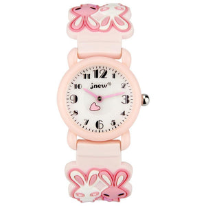 Waterproof Luminous LED Digital Touch Children watch  - Pink